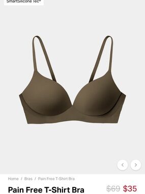 Pain Free T-Shirt Bra - Olive